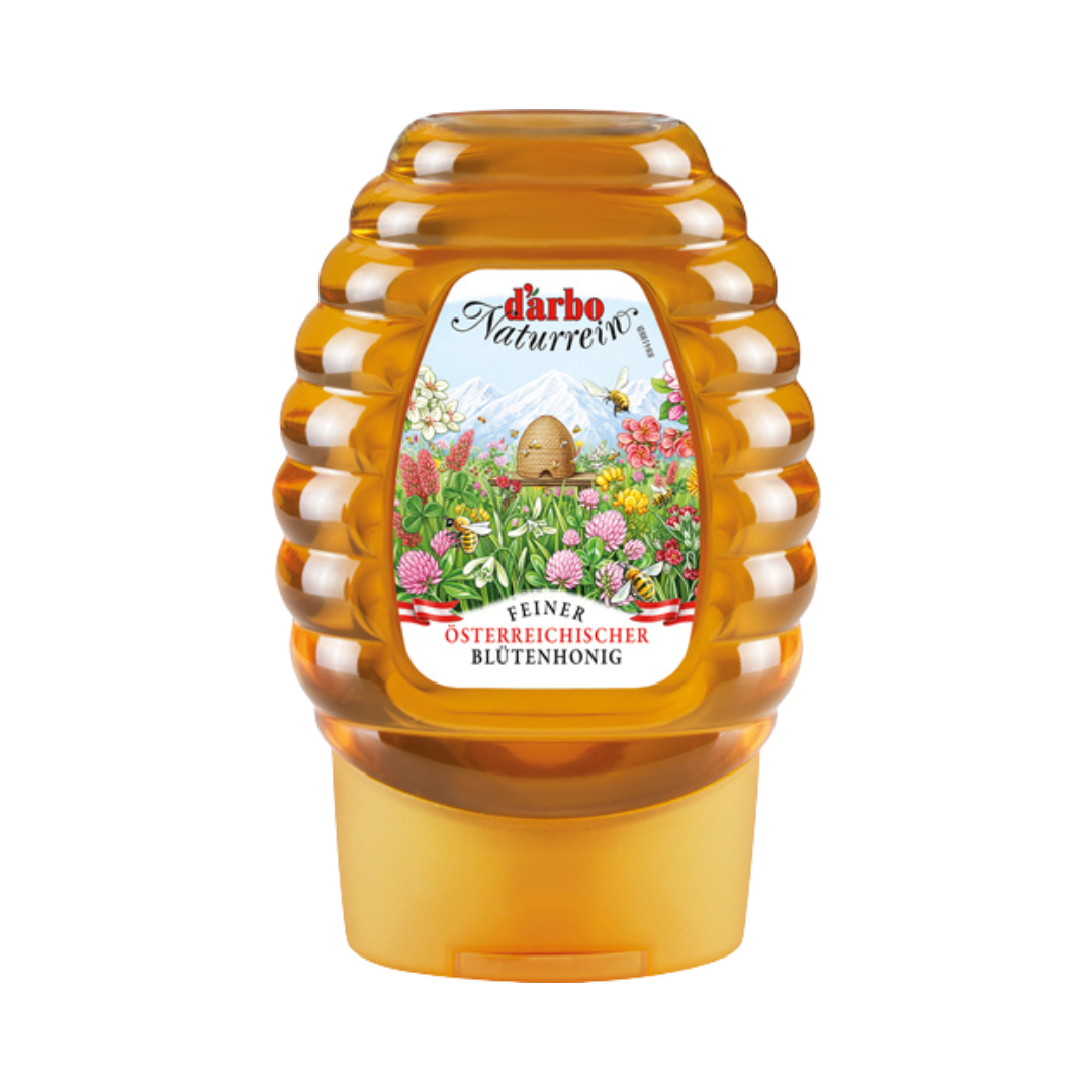 9001432034732 - Darbo Naturrein Feiner Österreichischer Blütenhonig Dosierspender 300g